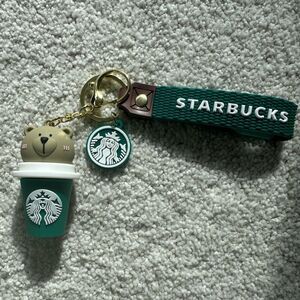NWOT Starbucks Bearista Keychain